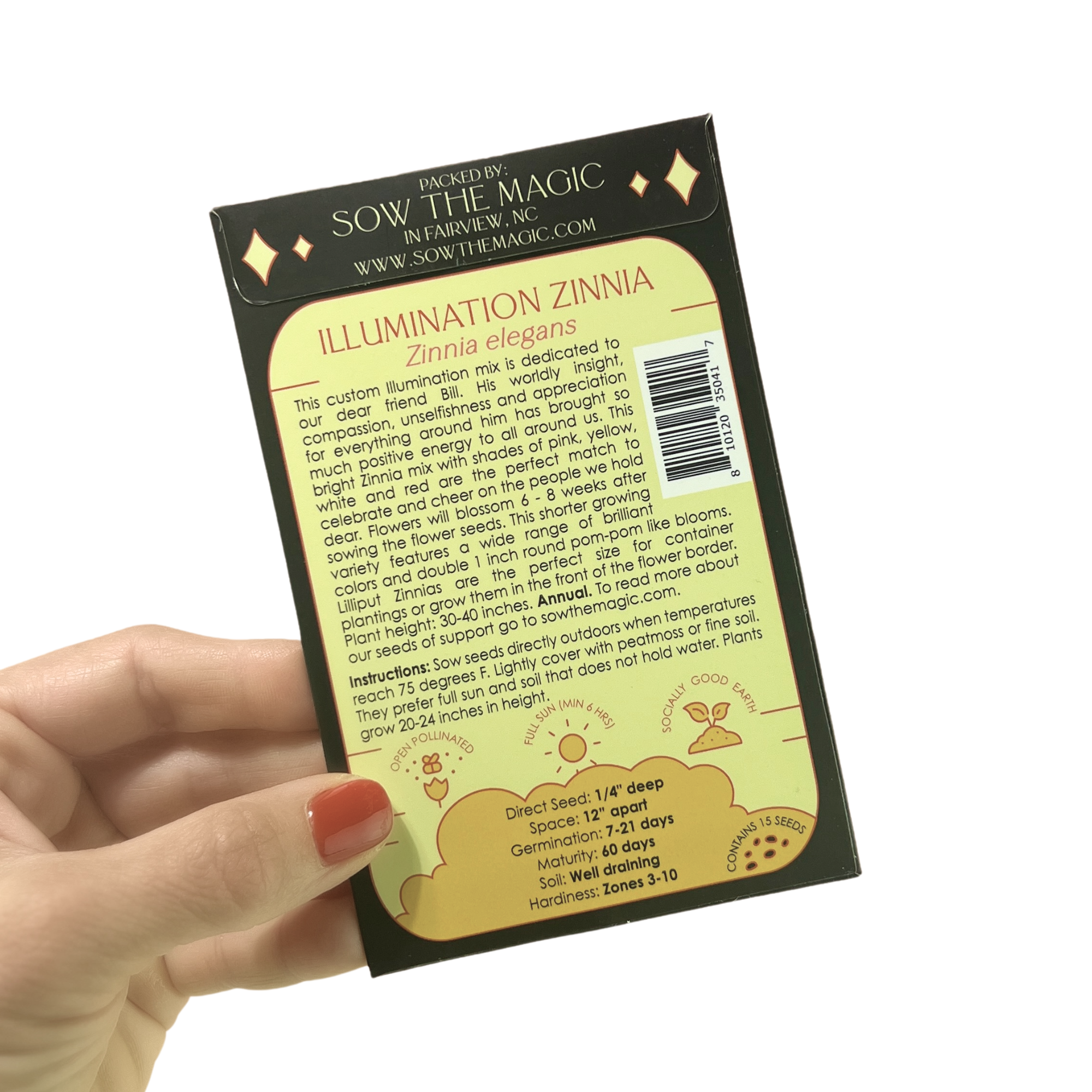 Sow the Magic Illumination Zinnia Seeds - Thumbnail 3