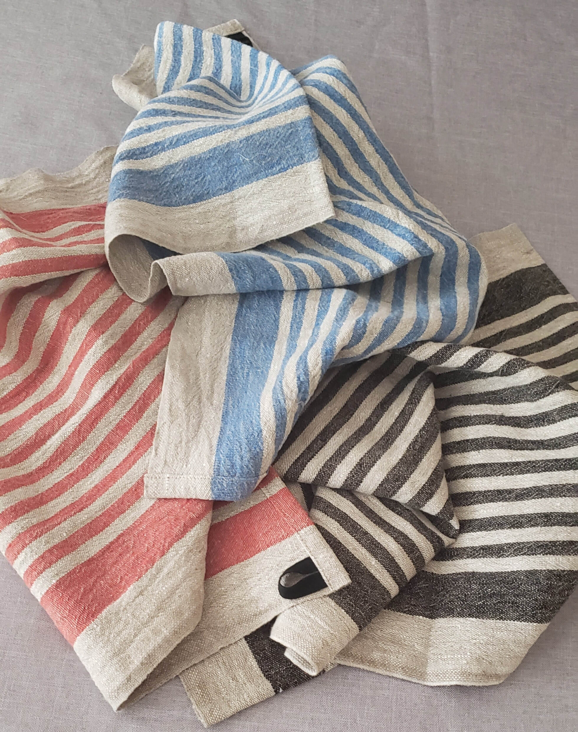 Shop for Handmade Rustic linen dish towels at the Burncoat Center